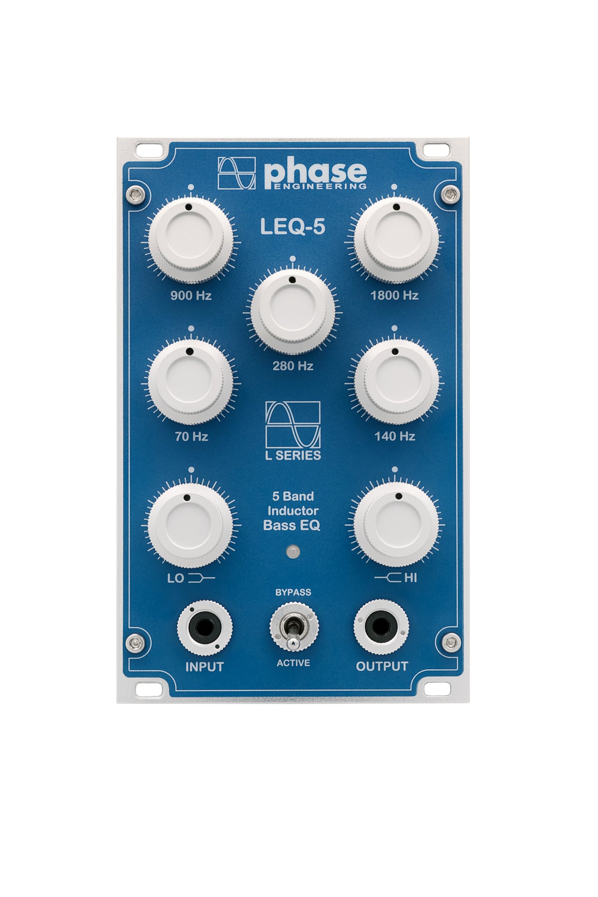 Euro Rack Inductor EQ module by Phase Engineering